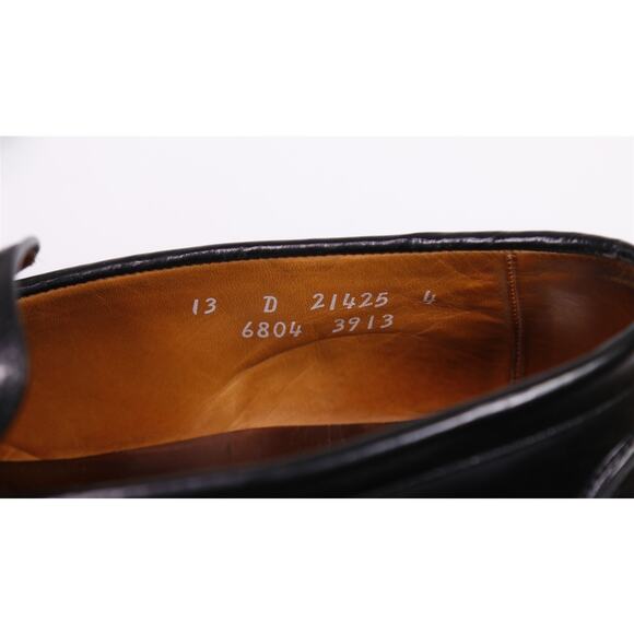 Allen Edmonds Glasgow Black Leather Penny Loafers 13 D - Picture 11 of 11